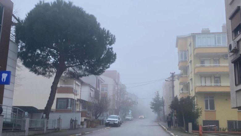 Balıkesir Sabaha Sisle Uyandı