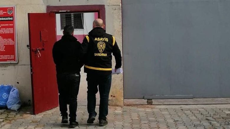 Bandırma’da Kaçak Suçlu Tutuklandı