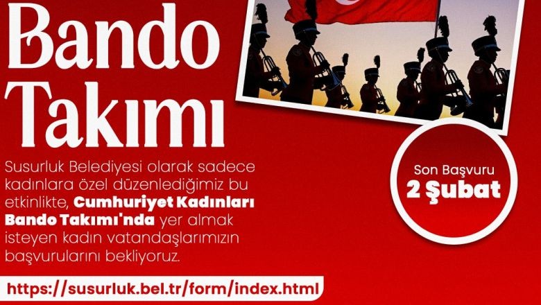 Balıkesir’de Cumhuriyet Kadınları Bando Takımı Kuruluyor