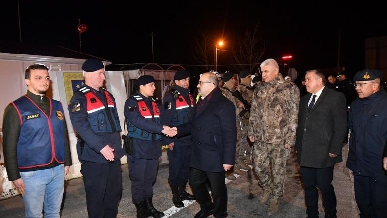 Vali Ustaoğlu’ndan Yılbaşı Denetimi