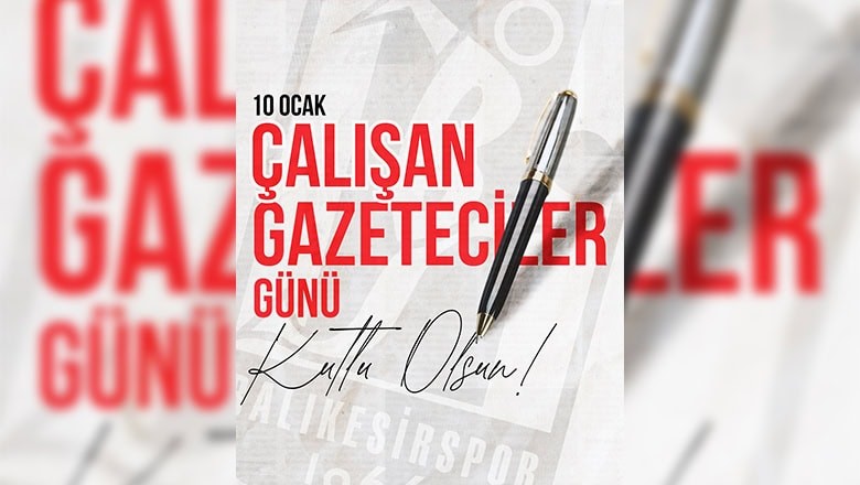 Balıkesirspor’dan Gazetecilere Anlamlı Mesaj Balıkesirspor’dan Gazetecilere Anlamlı Mesaj