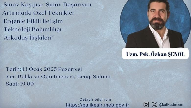 Balıkesir’de Veli Akademisi Başlıyor