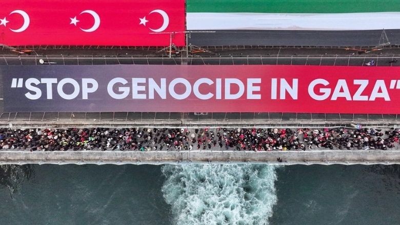 Uygur: "Milyonlarız, Filistin’in Yanındayız!"