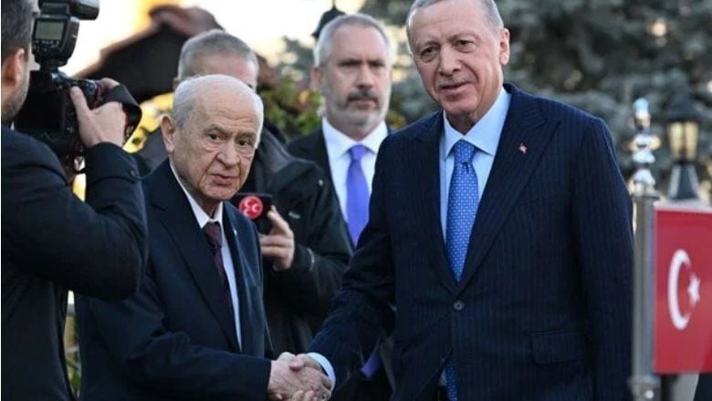 Cumhurbaşkanı Erdoğan ve Bahçeli Bir Araya Geldi