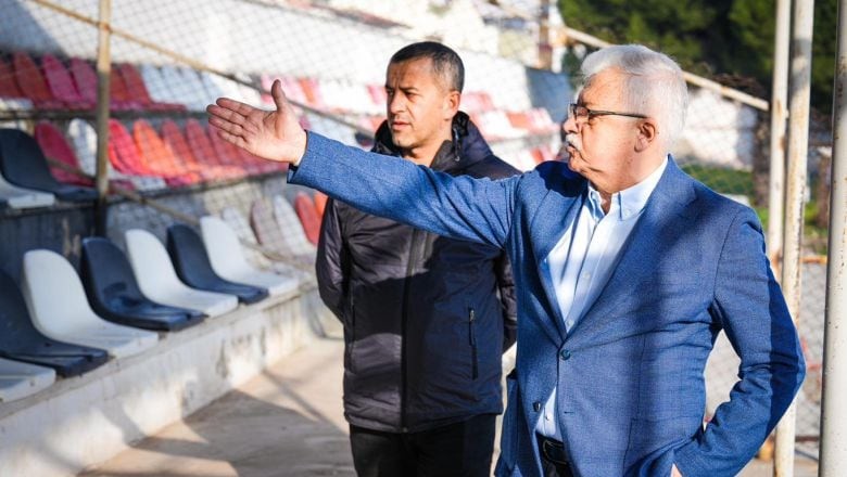 8 Eylül Stadı Maça Hazırlanıyor