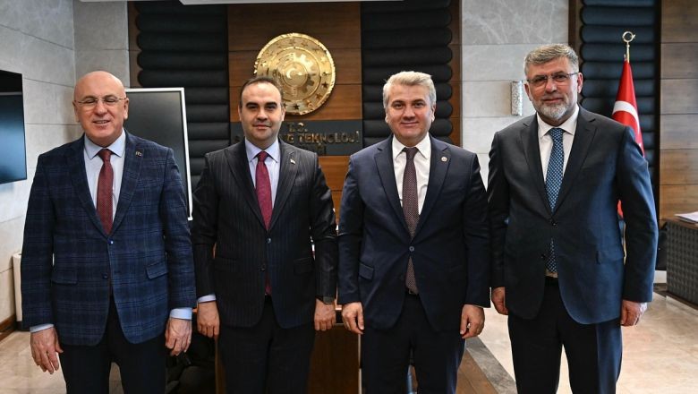 Başkan Cankul O Proje İçin Bakan Kacır'ın Yanında