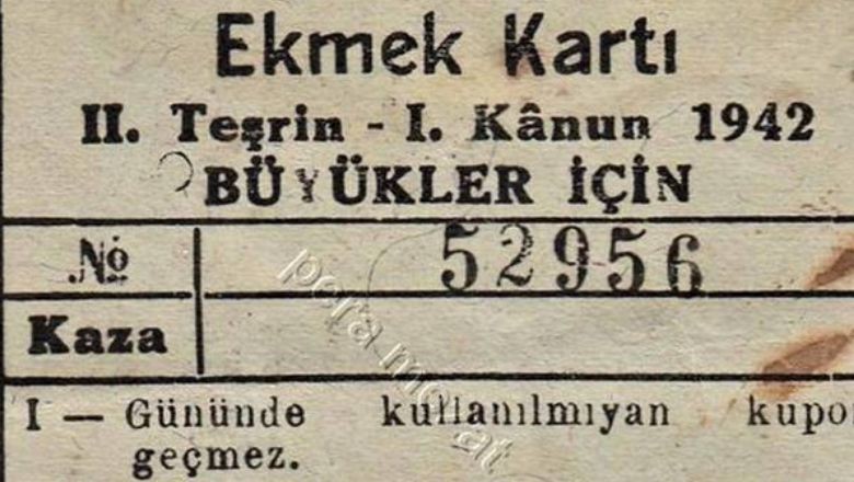 Balıkesir'in 1940'lı Yıllarında Ekmek Bakın Nasıl Alınıyor