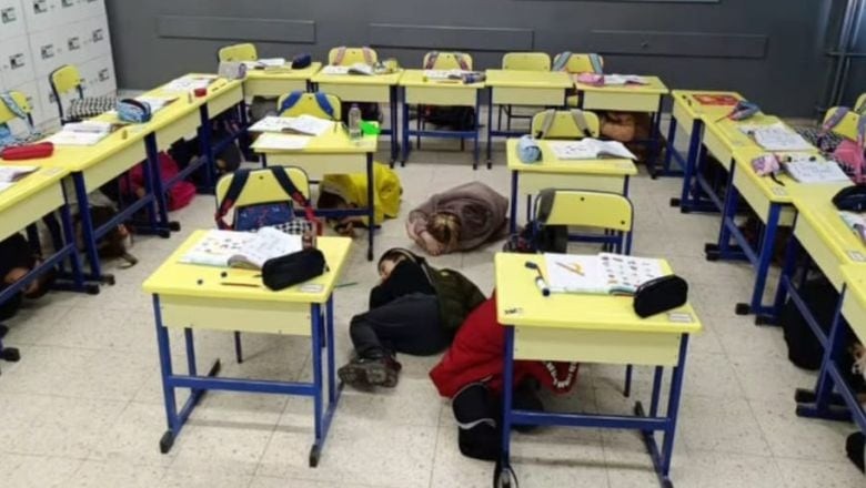 Edremit’teki Okullarda Deprem Tatbikatı