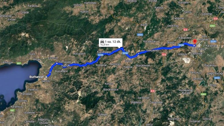 Balıkesir Merkez’e En Yakın Deniz Kaç Km?