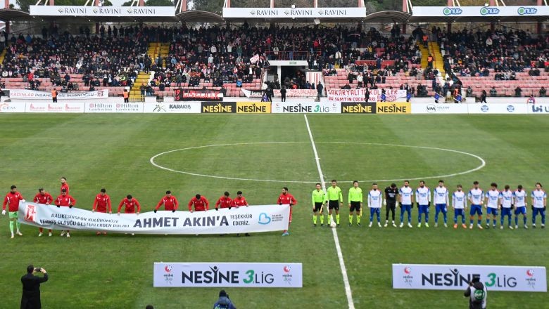 Balkes’ten Başkan Akın’a Pankartlı Teşekkür