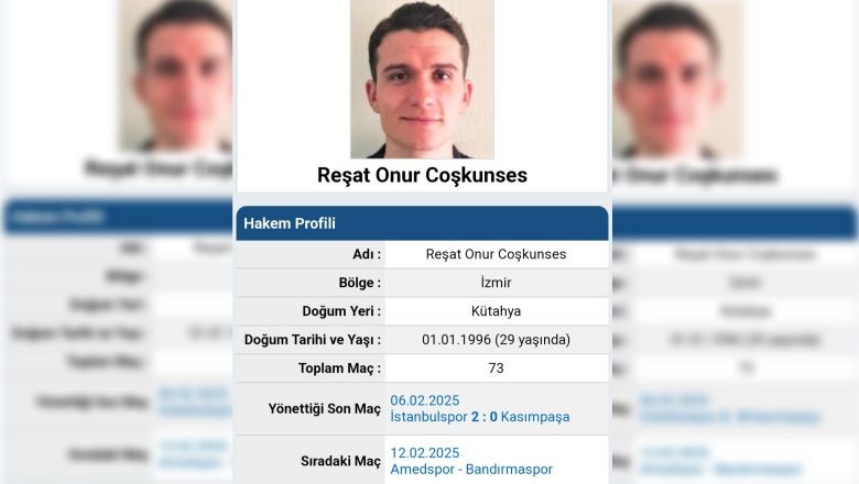 Bandırmaspor ve Diyarbakır Maçının Hakemi Belli Oldu