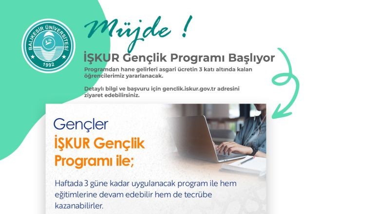 İŞKUR Gençlik Programı Başvuruları Başladı