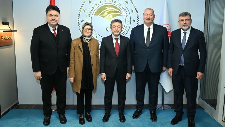 Başkan Ersoy Tarım ve Orman Bakanı Yumaklı ile Görüştü
