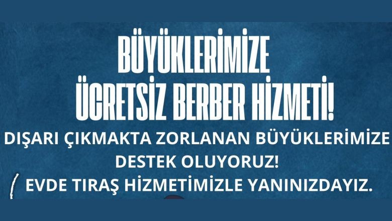 Marmara Adalar'da Berber Ayağınıza Geliyor