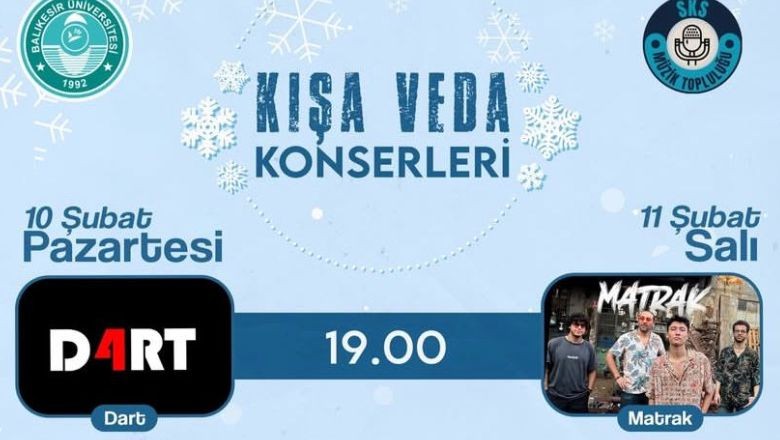 Balıkesir Üniversitesi’nden Kışa Veda Konseri