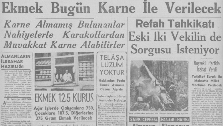 Balıkesir'in 1940'lı Yıllarında Ekmek Bakın Nasıl Alınıyor