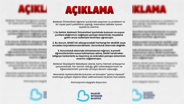 BASKİ "Sorumluluk Alanımızda Değil" Dedi Akademisyenden Sert Tepki Geldi