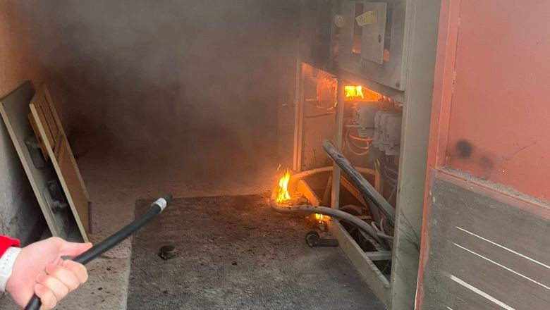 Trafodaki Yangın Faciaya Dönüşmeden Söndürüldü!