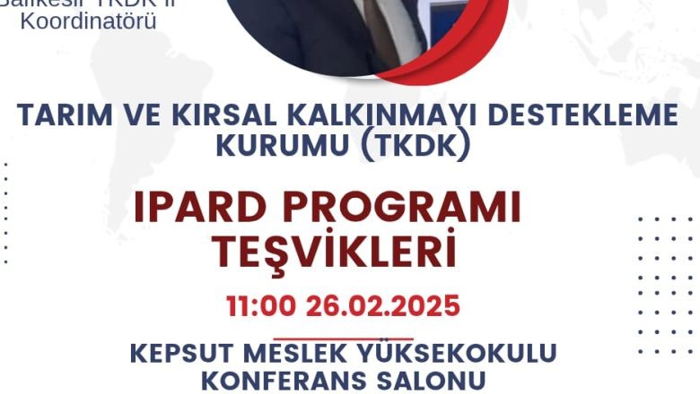 IPARD Teşvikleri Kepsut’ta Anlatılacak