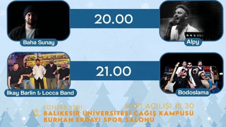 Balıkesir Üniversitesi’nden Kışa Veda Konseri