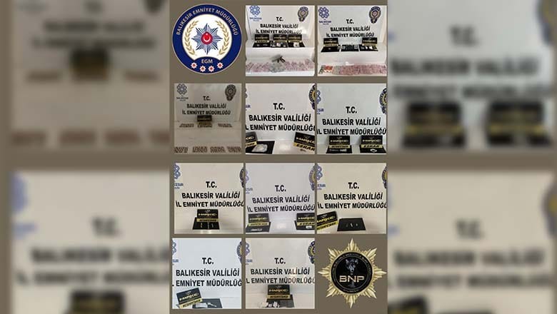 Balıkesir’de Narkotik Operasyonu, 11 Şüpheli Gözaltına Alındı