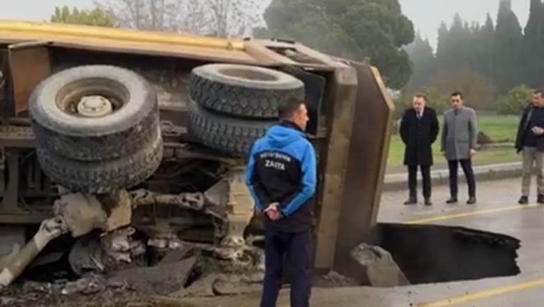 Çöken Ülkü Yolu Onarılıyor Çöken Ülkü Yolu Onarılıyor
