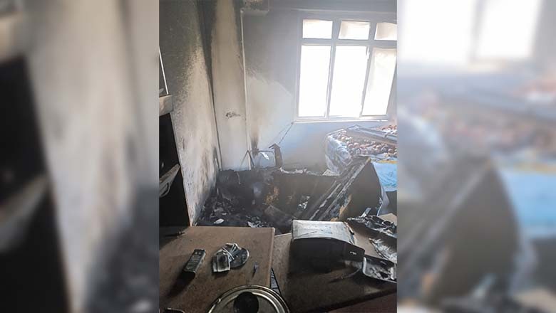 Erdek’te Korkutan Yangın, Ev Kullanılamaz Hale Geldi Erdek’te Korkutan Yangın, Ev Kullanılamaz Hale Geldi