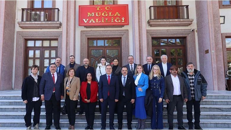 Muğla Valisi İdris Akbıyık, TİMBİR'i ağırladı Muğla Valisi İdris Akbıyık, TİMBİR'i ağırladı