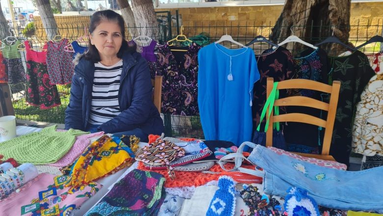 Altınoluk'ta El Emeği Ürünler Göz Kamaştırıyor
