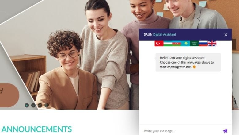 BAÜN'de Yapay Zeka Destekli Chatbot Sistemi Tanıtıldı