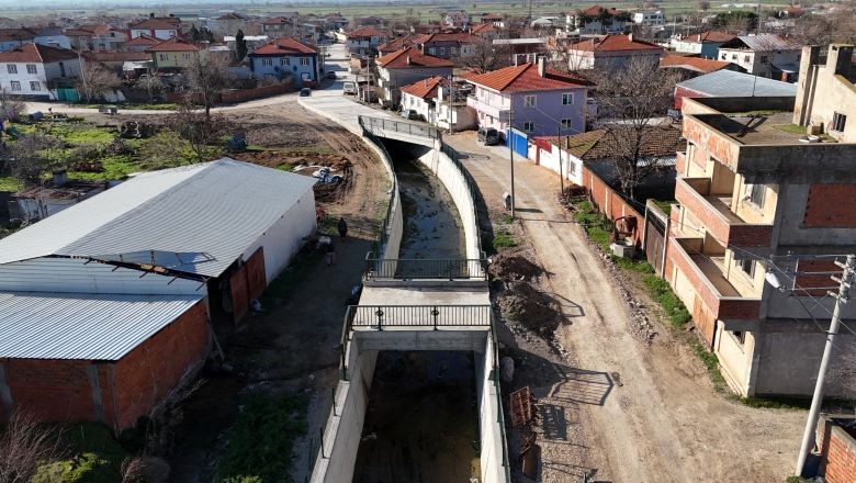 Altıeylül Karamanköy Taşkın Koruma Tesisi Tamamlandı