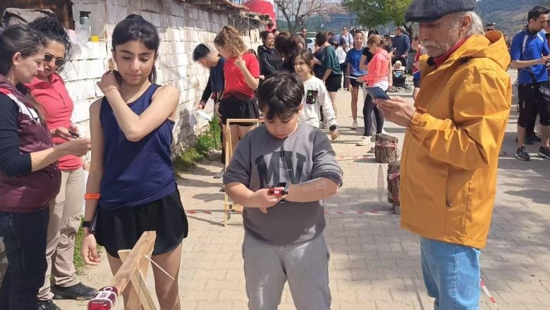 268 Sporcu Havran'da Tarihi Noktaları Keşfetti
