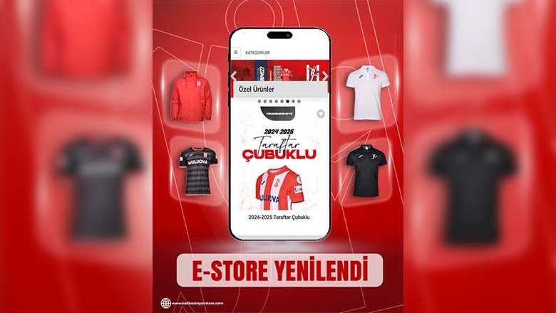 Balıkesirspor’dan Taraftarlarına Müjde: E-Store Hizmete Girdi Balıkesirspor’dan Taraftarlarına Müjde: E-Store Hizmete Girdi