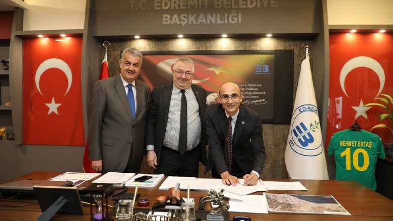 Edremit Belediyesi ve BAÜN Arasında İş Birliği Edremit Belediyesi ve BAÜN Arasında İş Birliği