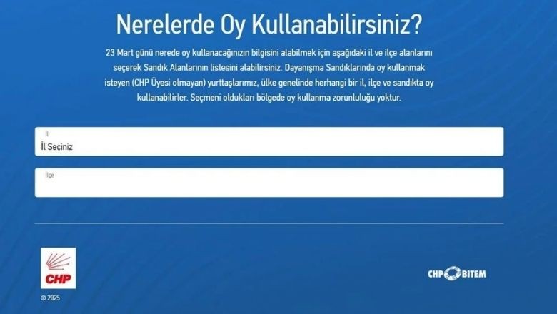 CHP Ön Seçimi Dayanışma Sandığı Nedir?