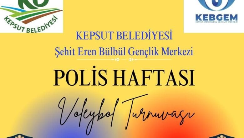 Kepsut’ta Polis Haftası Voleybol Turnuvası Heyecanı