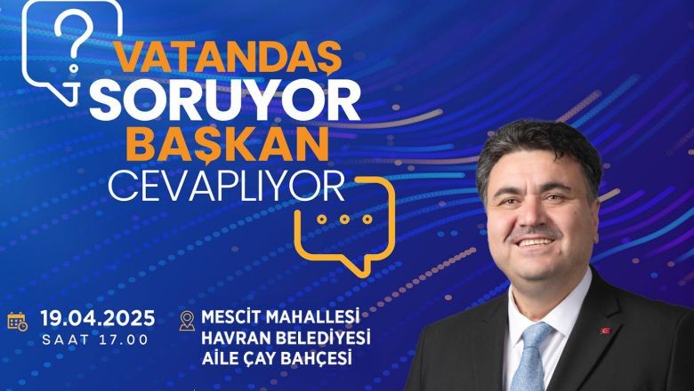 Başkan Emin Ersoy Vatandaşlarla Bir Araya Geliyor