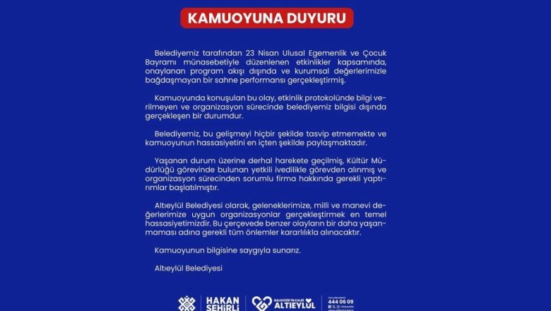 Balıkesir 23 Nisan Skandalı!