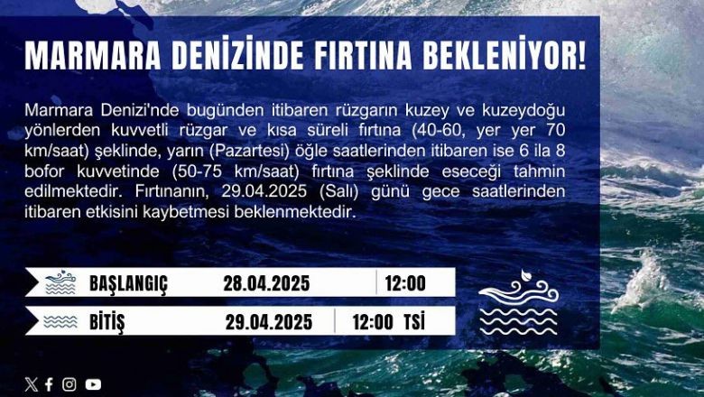 Marmara Denizi İçin Alarm Verildi!