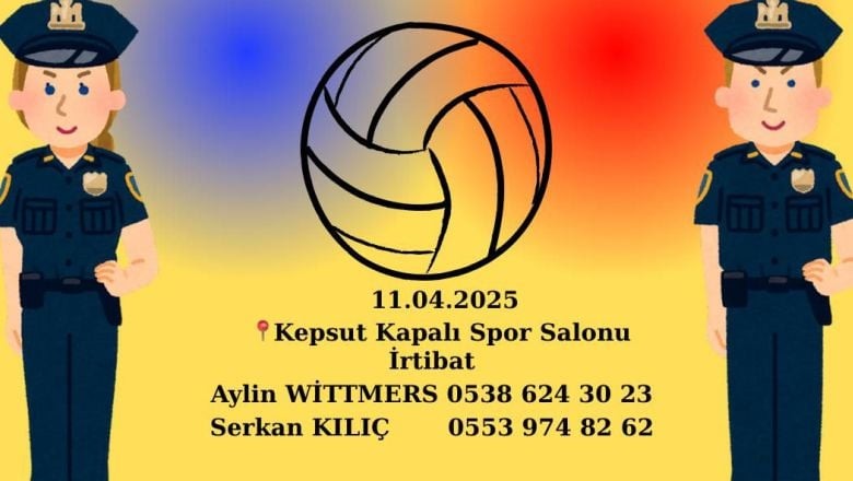 Kepsut’ta Polis Haftası Voleybol Turnuvası Heyecanı