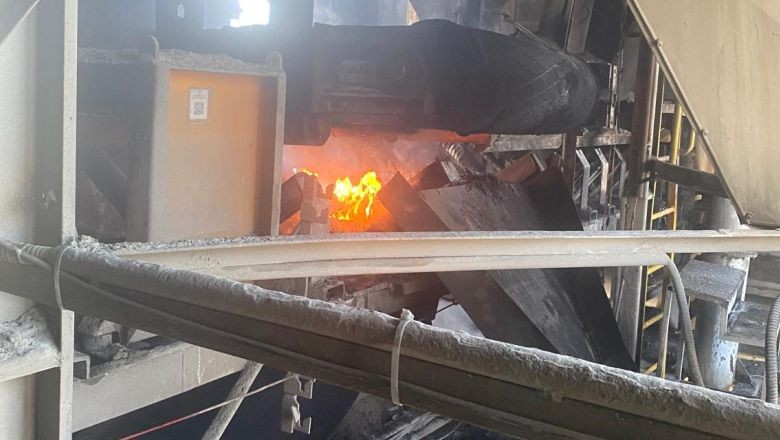 Çimento Fabrikasında Korkutan Yangın!
