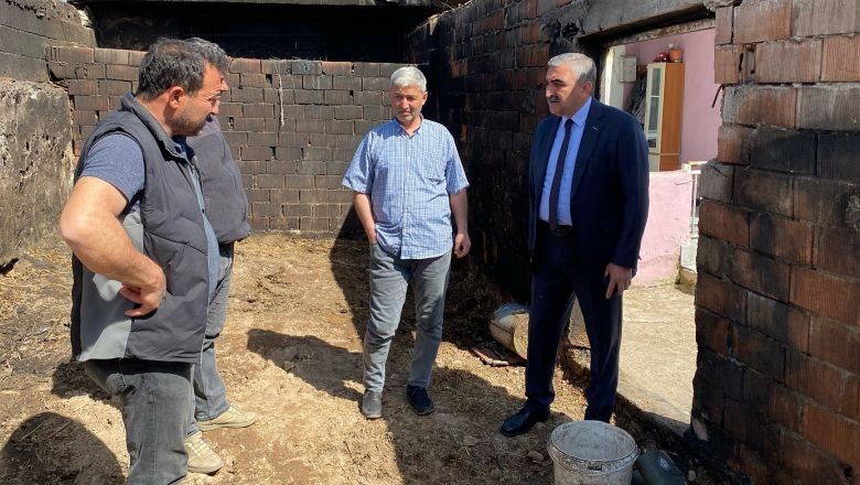 Balya'da Alevler Samanlığı Sardı!
