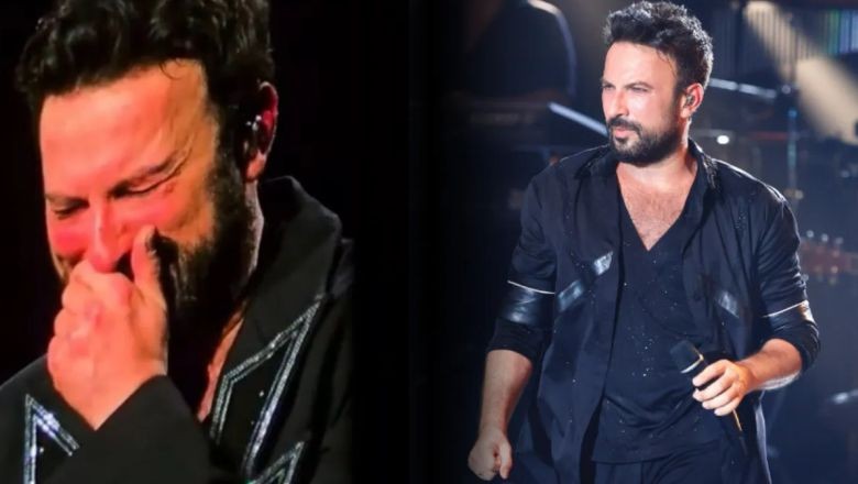 Tarkan Sahnede Hüngür Hüngür Ağladı!