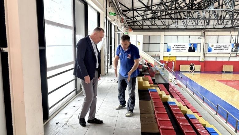 Havran Spor Tesislerinde Çalışmalar Devam Ediyor