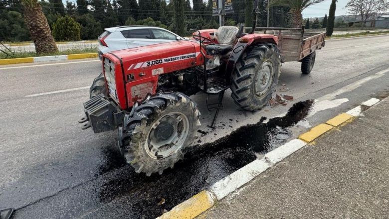 Yola Dökülen Yağ Kazaya Neden Oldu