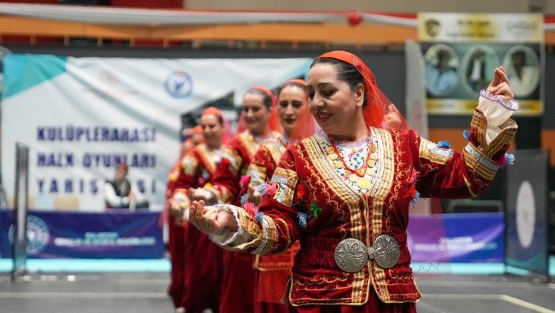 Kulüplerarası Halk Oyunları Yarışması Tamamlandı