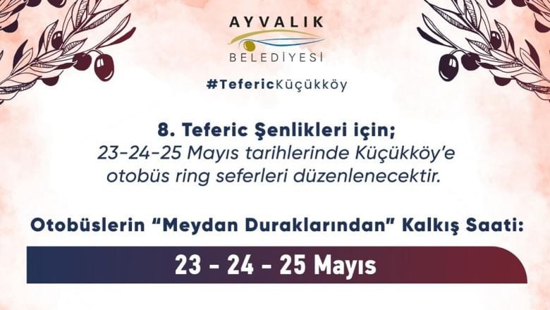 Ayvalık Teferic Şenliği’ne Ulaşım Rehberi