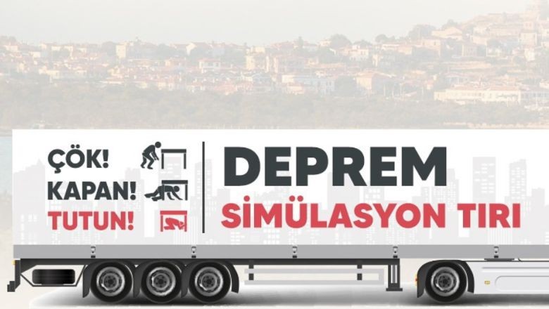 Deprem Simülasyon Tırı Ayvalık'ta