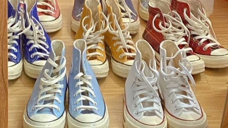 Balıkesir'de Renkli Converse Modası