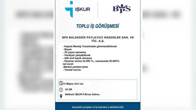 İŞKUR Toplu İş Görüşmesi Duyurusu! İş Arayanlara Fırsat